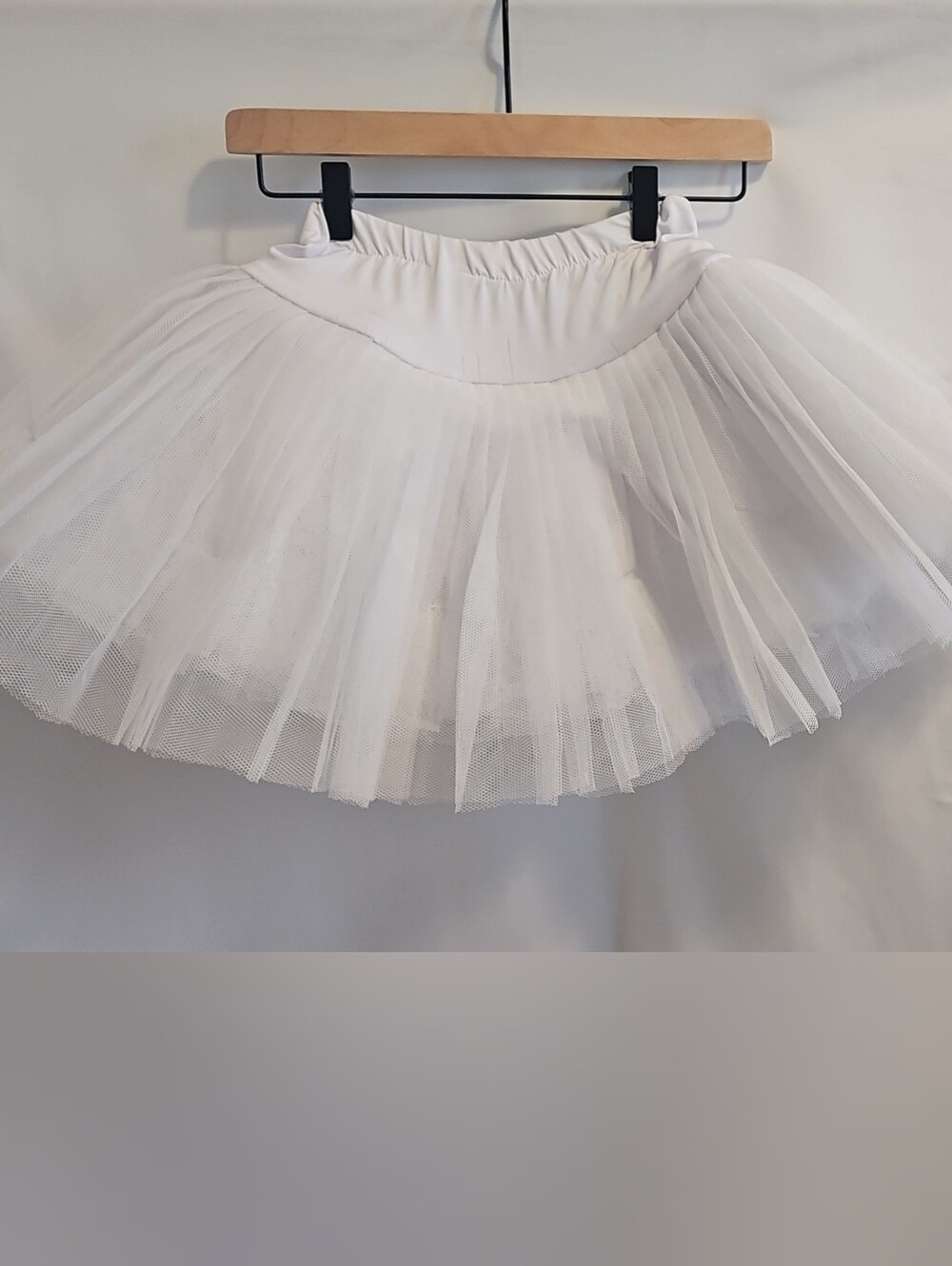 White Tulle Mini Skirt - Elegant Women's Skirt